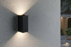 Applique LED Flame IP44 carré 65x155mm 3000K 2x2,8W 2x290lm 230V 105 Anthracite Aluminium