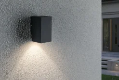 Applique LED Flame IP44 carré 58x103mm 3000K 3,8W 320lm 230V 75 Anthracite Aluminium