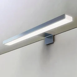 Applique LED GUE 14W, 60 cm, finition chrome brillant, 6000 K, en aluminium Kibath