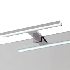 Applique LED GUE 14W, 60 cm, finition chrome brillant, 6000 K, en aluminium Kibath