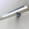 Applique LED GUE 12W, 45 cm, finition chrome brillant, 6000 K, en aluminium Kibath