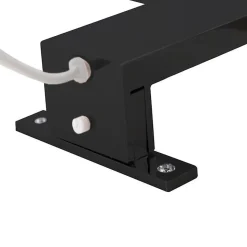 Applique LED GUE 12W, 45 cm, finition noir mat, 6000 K, en aluminium Kibath