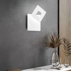 Applique Led intégrée carrée blanche - Fischer & Honsel - Hennes