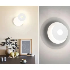 Applique Led intégrée ronde blanche - Fischer & Honsel - Hennes