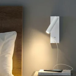 Applique LED liseuse avec port USB - Tofino