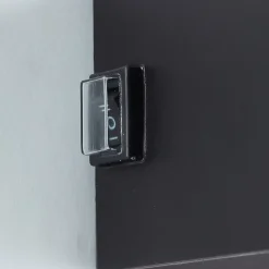 Applique LED magnétique d'extérieur à détecteur de mouvement rechargeable Iseo noir IP44 300lm 4W Brilliant