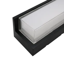 Applique LED Murale Extérieure Noire 24W Température de Lumière Variable - 3000K/4000K/6000K - SILAMP