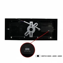 Applique LED Murale Extérieure Blanche 24W Température de Couleur Variable - 3000K/4000K/6000K - SILAMP