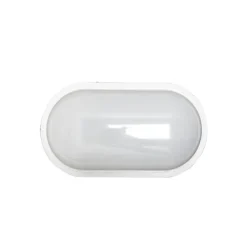 Applique LED Murale 20W Blanche Ovale IP65 (Pack de 10) - Blanc Neutre 4000K - 5500K - SILAMP