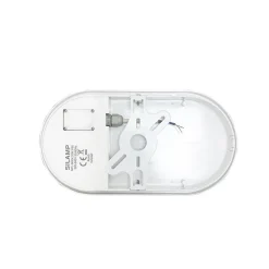 Applique LED Murale 20W Blanche Ovale IP65 (Pack de 5) - Blanc Froid 6000K - 8000K - SILAMP