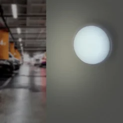 Applique LED Murale 20W Blanche Ronde IP65 (Pack de 10) - Blanc Neutre 4000K - 5500K - SILAMP