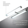 Applique LED pour miroir de salle de bain - Température réglable (3000k - 5700K) - 8,7 x 3,2 x 28 cm - Modèle Venus