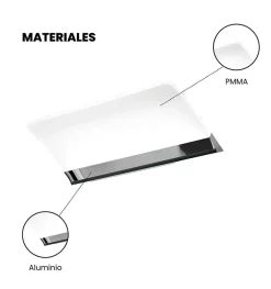 Applique LED pour miroir de salle de bain - Lumière blanche froide (5700K) - 12.9 x 7.3 x 50cm - Modèle Apollo