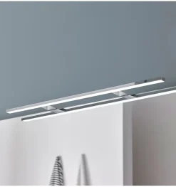 Applique LED pour miroir de salle de bain - Lumière blanche froide (5700K) - 10.5 x 2.8 x 80cm - Boreal Model