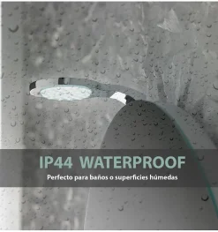 Applique LED pour miroir de salle de bain - Lumière blanche froide (5700K) - 14.7 x 2.5 x 9cm - Terra Model