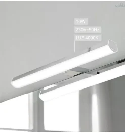 Applique LED pour miroir de salle de bain - Lumière blanche neutre (4000K) - 11, 6 x 3 x 50 cm - Sky Model