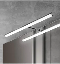 Applique LED pour miroir de salle de bain - Lumière blanche froide (5700K) - 10,2 x 2,2 x 49,6cm : Modèle Casiopea