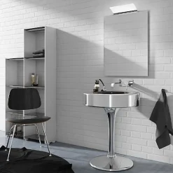 Applique LED pour miroir de salle de bain - Lumière blanche froide (5700K) - 12.9 x 7.3 x 30cm - Modèle Apollo