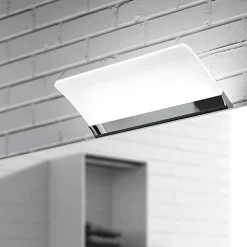 Applique LED pour miroir de salle de bain - Lumière blanche froide (5700K) - 12.9 x 7.3 x 30cm - Modèle Apollo