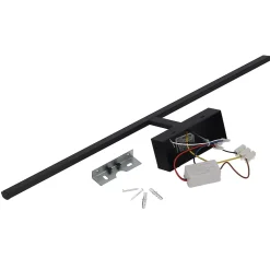 Applique LED pour salle de bain au-dessus du miroir 12W, 850 lm, 4200K, IP45, noir, KANARYA-12