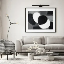 Applique LED pour salle de bain au-dessus du miroir 8W, 570 lm, 4200K, IP45, noir, ANKA-8