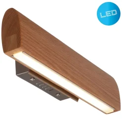 Applique LED 'RONDO' L:35cm 11 W brun