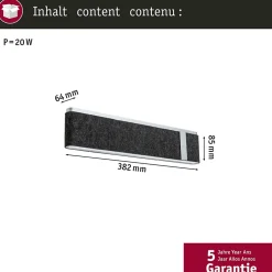 Applique LED 3-Step-Dim Jagun 2700K 1250lm 230V 18W gradable Anthracite