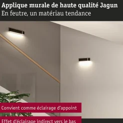 Applique LED 3-Step-Dim Jagun 2700K 1250lm 230V 18W gradable Anthracite