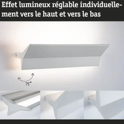 Applique LED 3-Step-Dim Stine 2700K 970lm / 0lm 230V 13W / 4W gradable Blanc dépoli