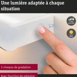 Applique LED 3-Step-Dim Stine 2700K 970lm / 0lm 230V 13W / 4W gradable Blanc dépoli