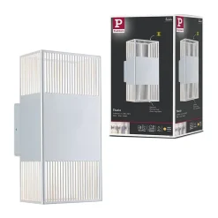 Applique LED Tharin IP44 3000K 120x250mm 2x3,7W Argent