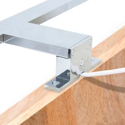 Applique LED URBAN 8W, 30 cm, finition chrome brillant, 4000 K, en ABS Kibath