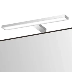 Applique LED URBAN 12W, 60 cm, finition chrome brillant, 4000 K, en ABS Kibath