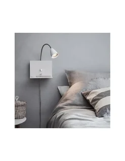 Applique Led USB variateur intégré noire - Markslöjd - Logi