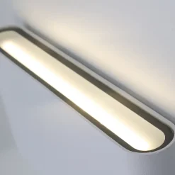 Applique LED 12W SAFATA IP54 pour extérieurintérieur design rectangulaire en aluminium blanc éclairage haut et bas 4000K