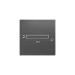 Applique led WALLY en aluminium 17W 3000K Perenz 62,5 cm noire