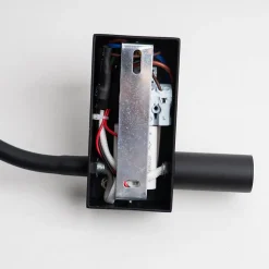 Applique liseuse double lumière épurée noire - Nanda