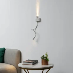 Applique liseuse double lumière épurée blanche - Nanda