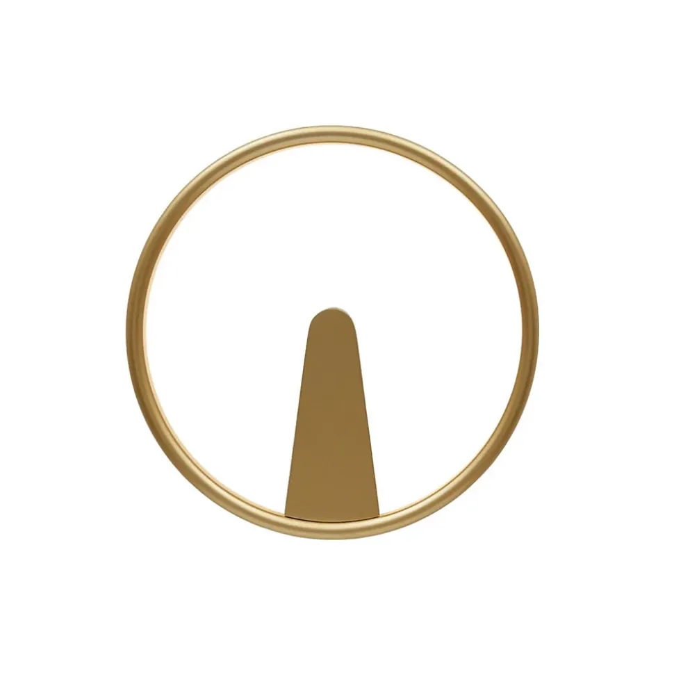 Applique minimaliste cercle LED doré - Scott