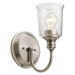 Applique murale à 1 lumière Elstead Waverly, étain classique, E27