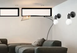 APPLIQUE MURALE 392205 BLACK 8X10X10CM