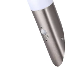 Applique murale à détection Hollis E27 15W IP44 chrome