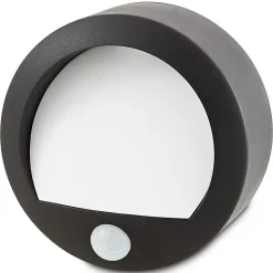 Applique murale à détection Melville 45lm 1W IP44 noir
