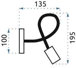 APPLIQUE MURALE 392199 PARADISE BLACK