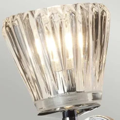 Applique murale Agatha 2 lumières - Chrome poli