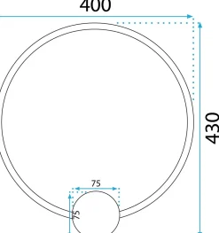 APPLIQUE MURALE APP1388-CW OLD GOLD 40CM