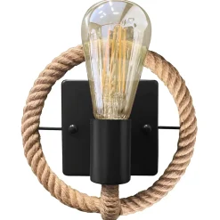 APPLIQUE MURALE APP1465-1W BEIGE BLACK