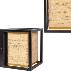 APPLIQUE MURALE APP1286-1W BEIGE BLACK