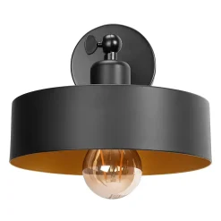 APPLIQUE MURALE APP1332-1W BLACK GOLD