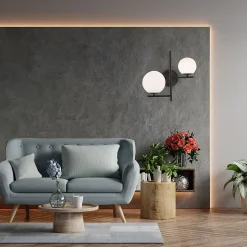 APPLIQUE MURALE APP1170-2W BLACK